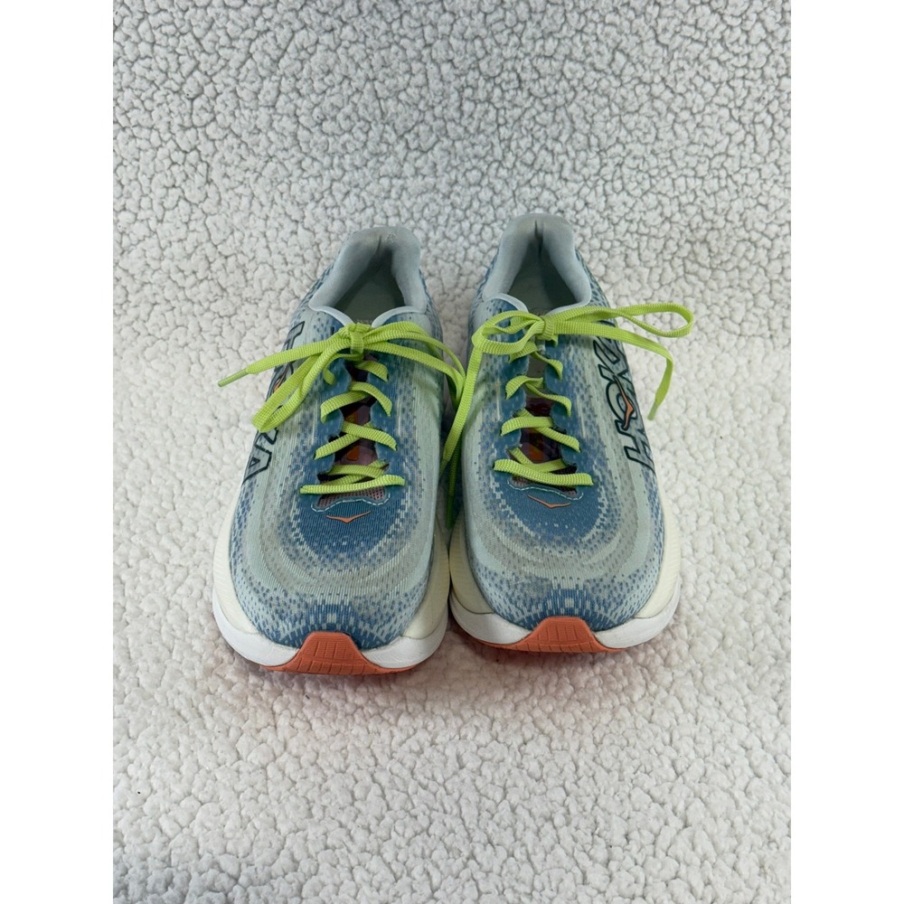 Hoka Mach X Womens Running Shoes Blue Green Orange 1141451 DLL Size 8